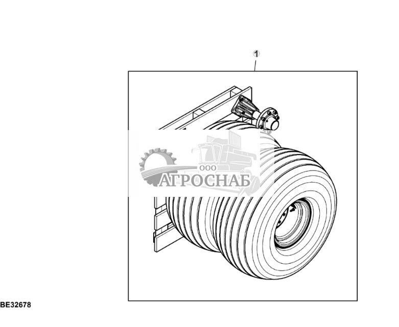 Комплект для самостоятельной установки, шейка вала, ступица и колесо - ST909163 43.jpg